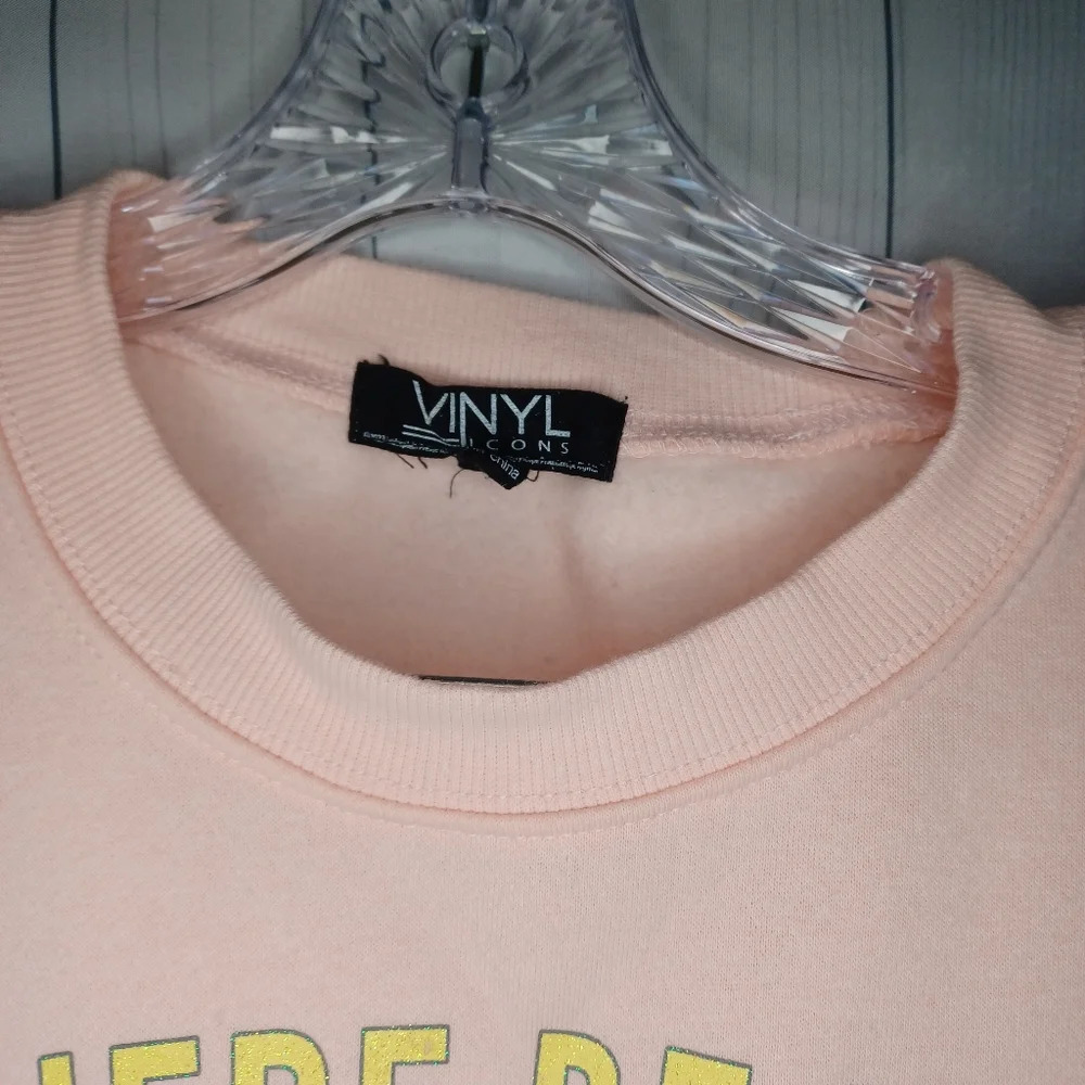 Vinyl Icons AC/DC baby pink sweatshirt - Picture 4 of 10